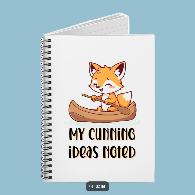 Funny Fox Cub Canoe Notebook: Jot Down Shenanigans with this Playful Journal