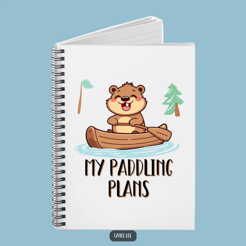 Funny Excited Beaver Notebook: Jot Down Your Adventures!